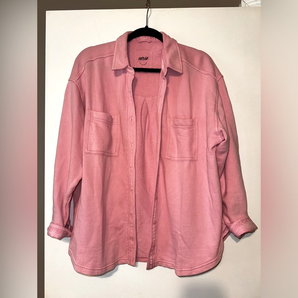 Pink Aerie Shacket